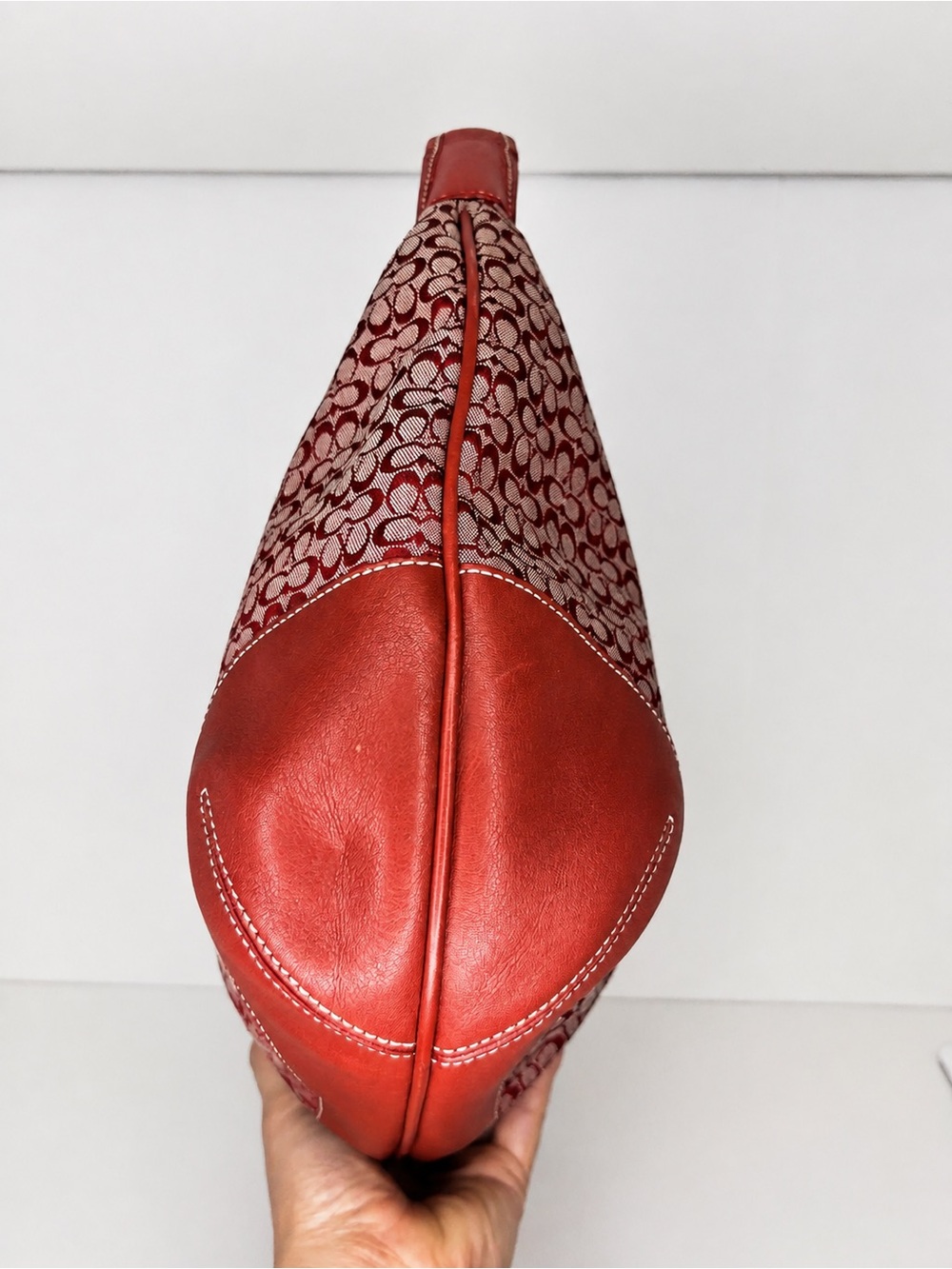 Coach Y2K Rare Ergo Signature Hobo in Cherry Red - Gem